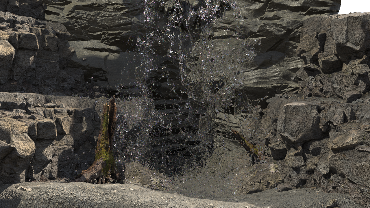 waterfall viewport